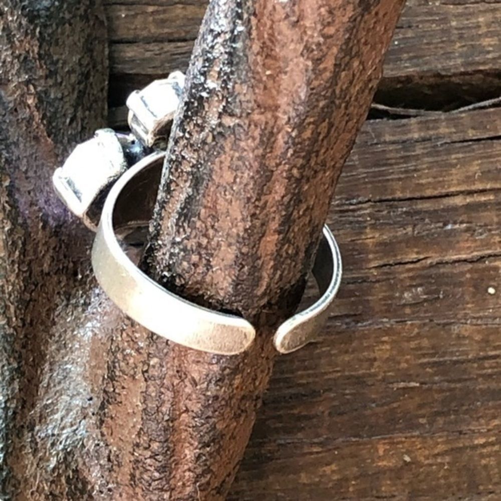 Adjustable Rhinestone Ring - Picture 5 of 5